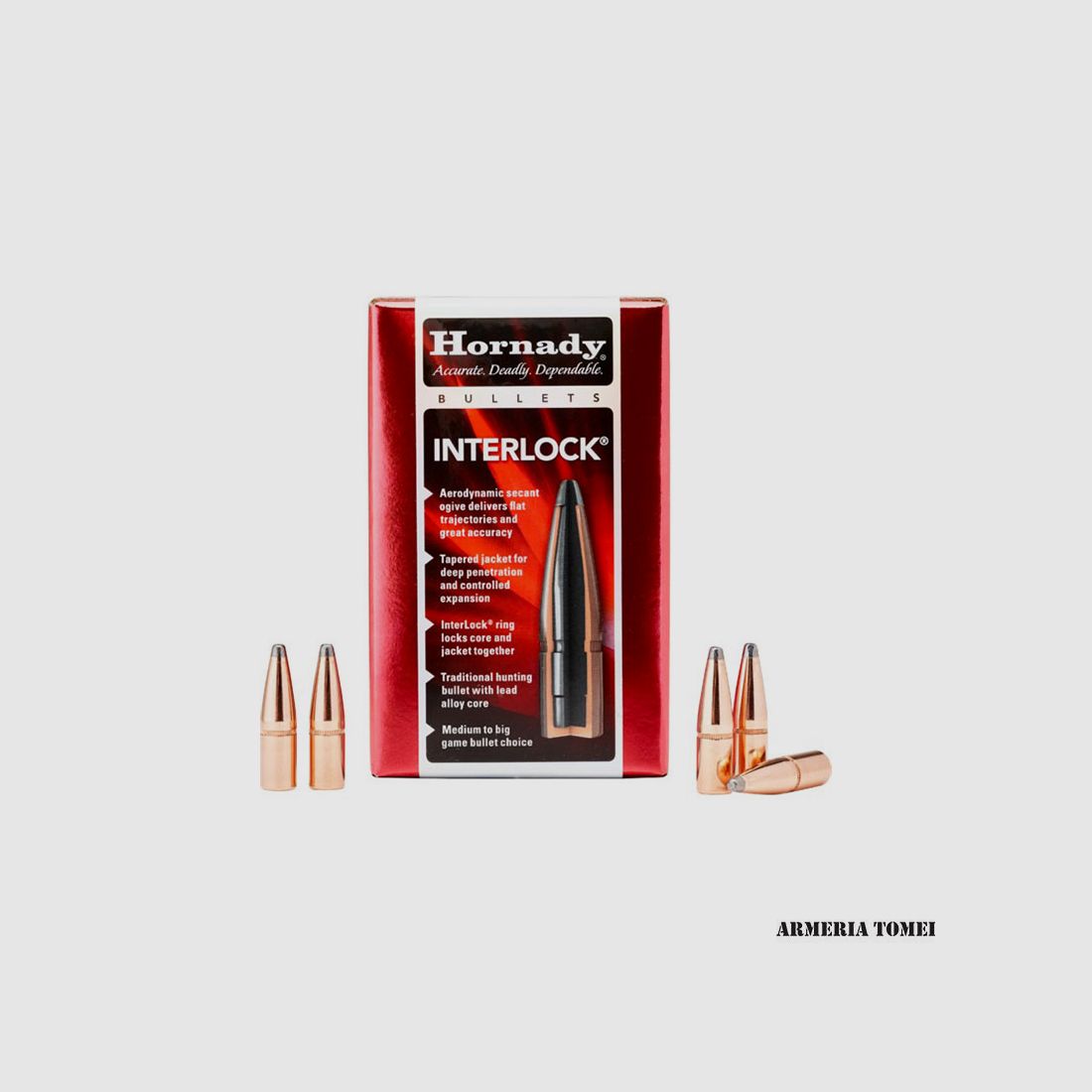 HORNADY -30 CAL (.308″) 150GR SP INTERLOCK (100 PCS)