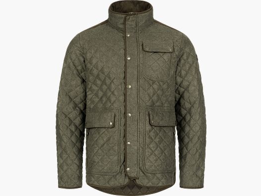 Herren Vintage Jacke Miles Oliv Mélange/Schwarz M