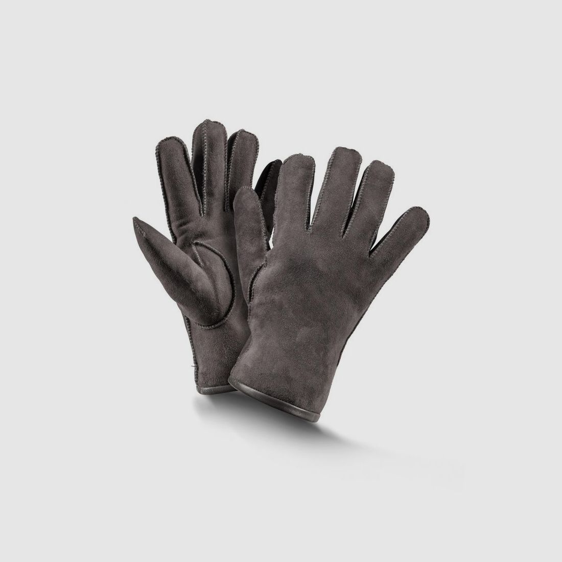 FELLHOF Classic Vingerhandschoenen grijs