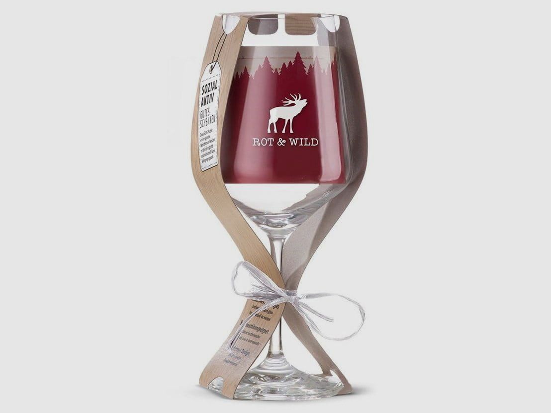 Gilde Weinglas Rot & Wild