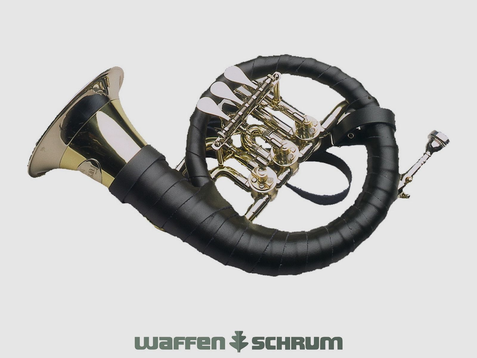 Dotzauer Fürst-Pless-Ventilhorn de luxe Neusilbergarn., Einbrennl.(18915)