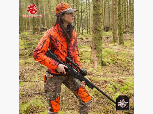 SHOOTERKING MOSSY BLAZE LADY ORANGE SOFTSHELL - JACKETS FOR WOMEN