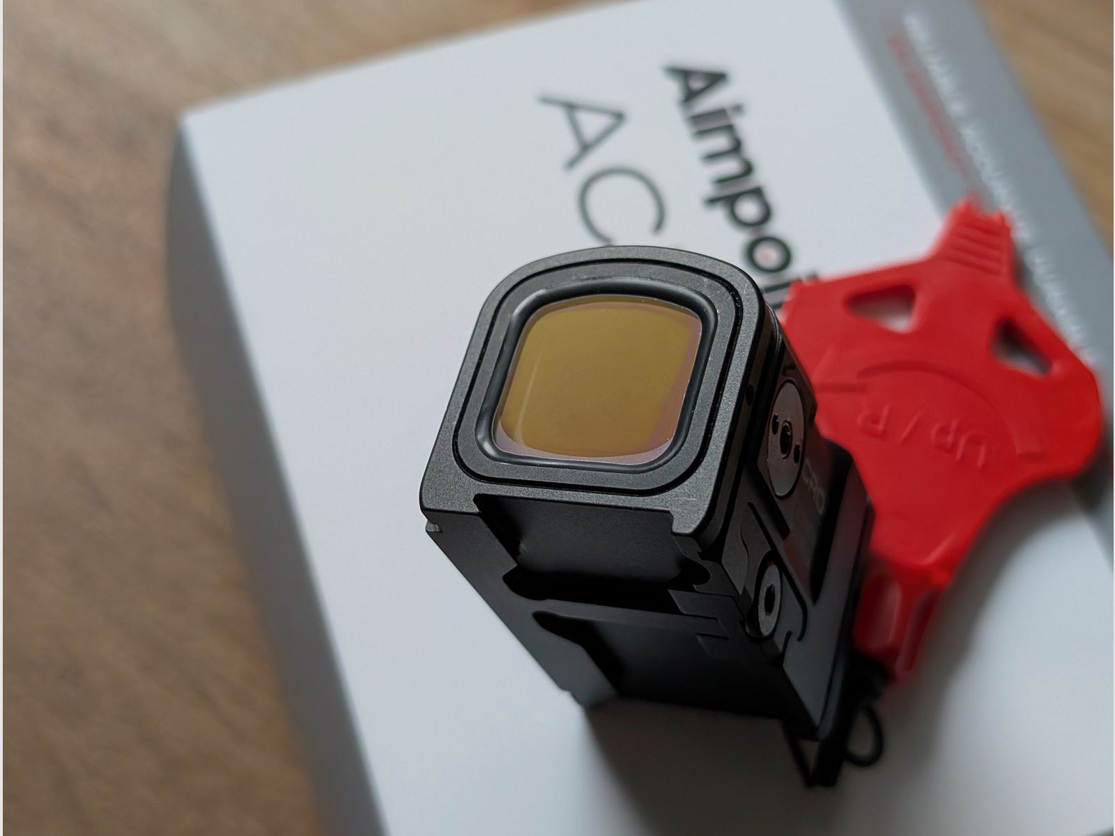 Two months old Aimpoint ACRO C-2 with receipt