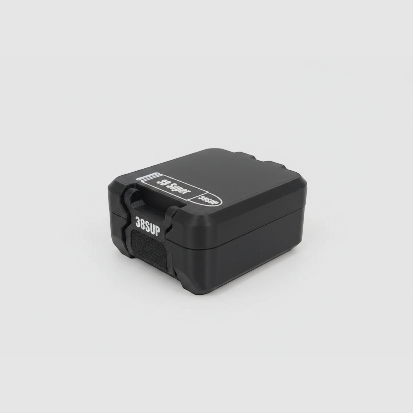 Filamelt Munitionsbox / 38 Super / 'Klapp- / Rastdeckel' / Patronenbox, Ammo Box