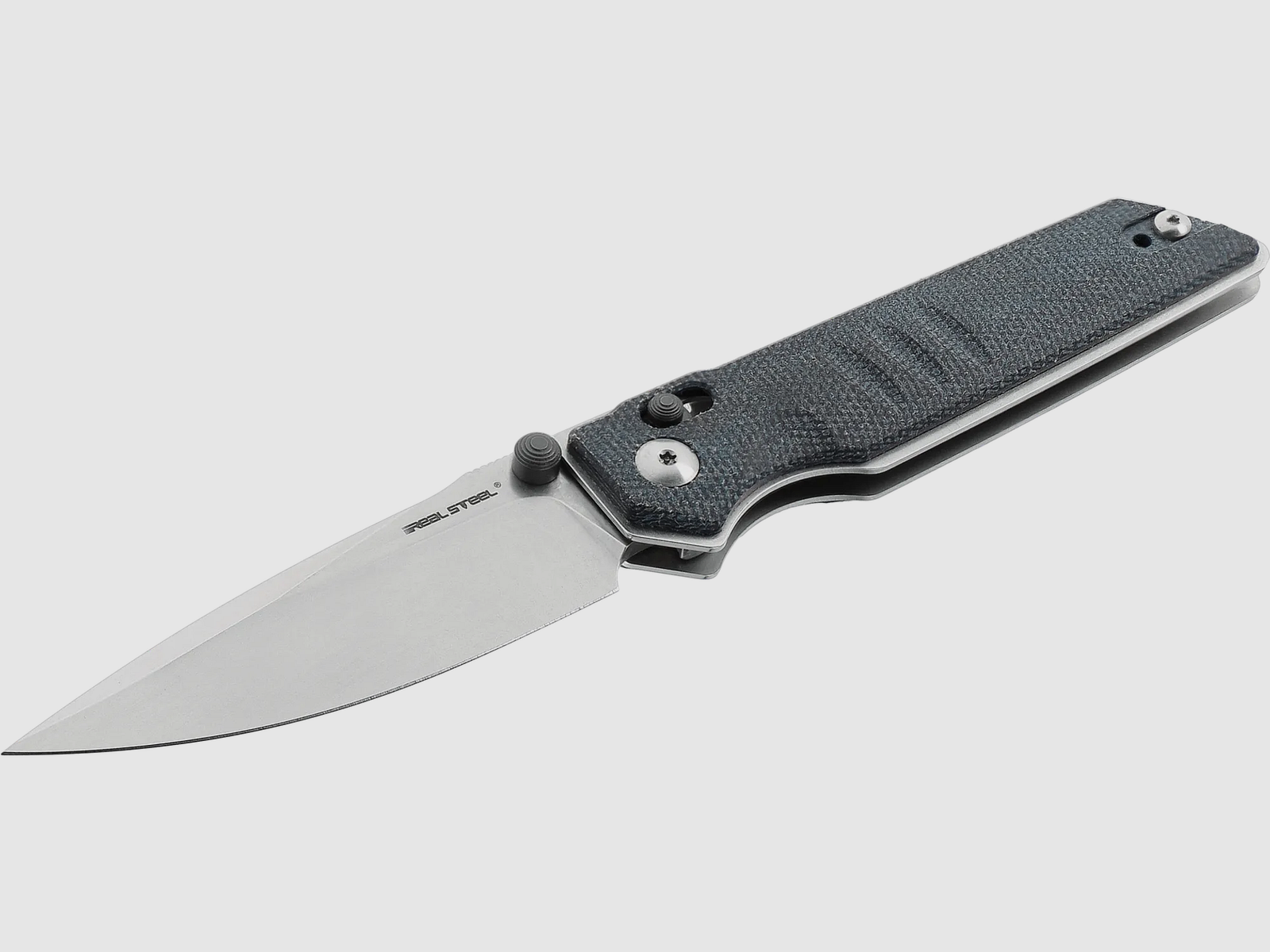 Real Steel Sacra – Blue Denim Micarta, image 1 sur 2