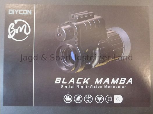 DIYCON Dual-Use-Nachtsichtgerät "Black Mamba" inkl. IR-LED Aufheller "Predator 2"