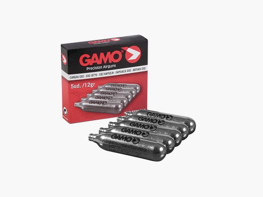 GAMO CO2-Kartuschenbox (5 Kartuschen)