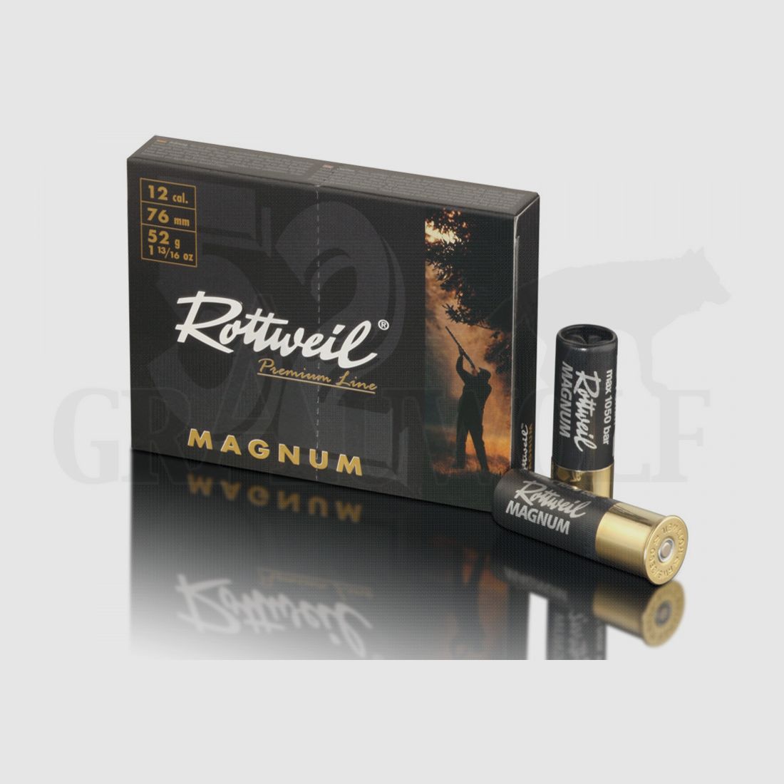 12/76 Nr. 5 / 3,0 mm 52 g Rottweil Magnum Schrotpatronen Blei 10 Stück