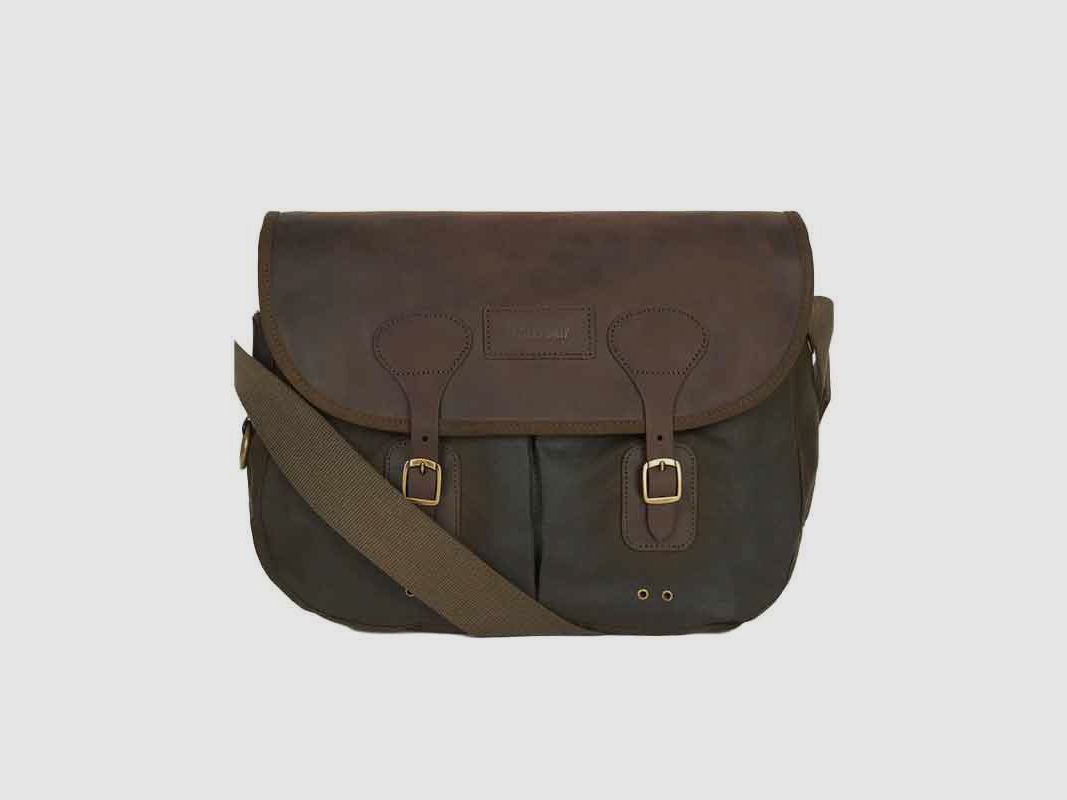 Borsa a spalla Barbour Tarras Wax | olive, immagine 2 di 6