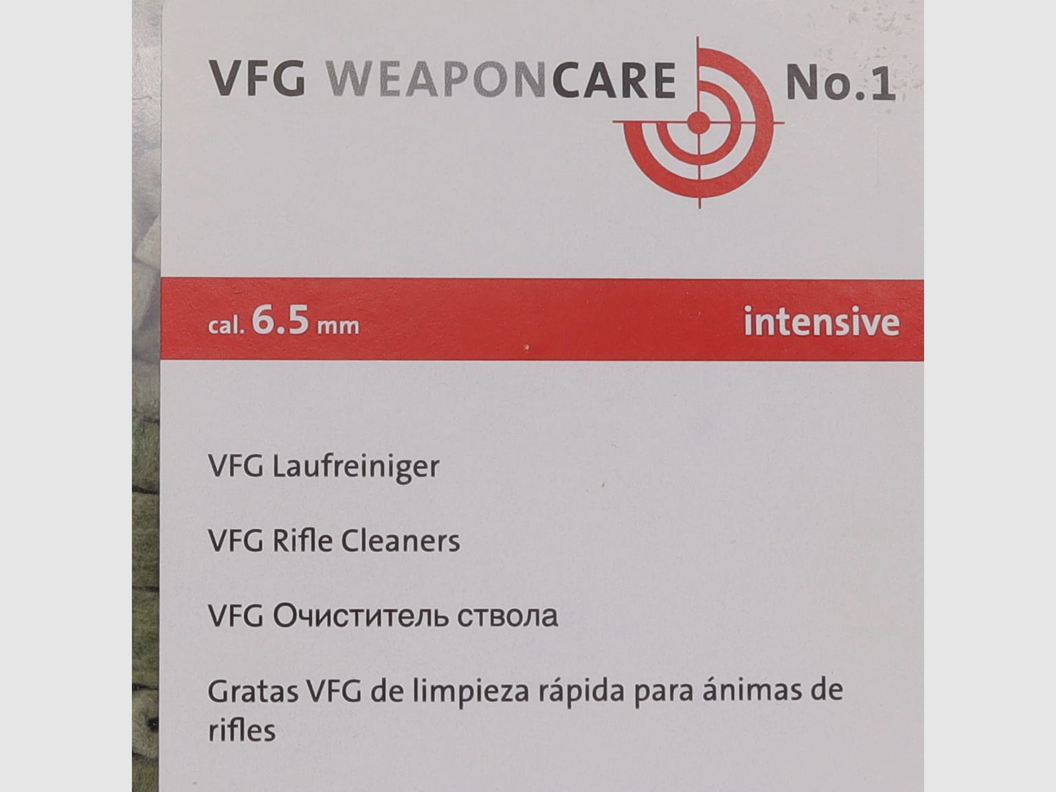 VFG Running Cleaner ''Intensive'' - 6.5mm (500pcs.)