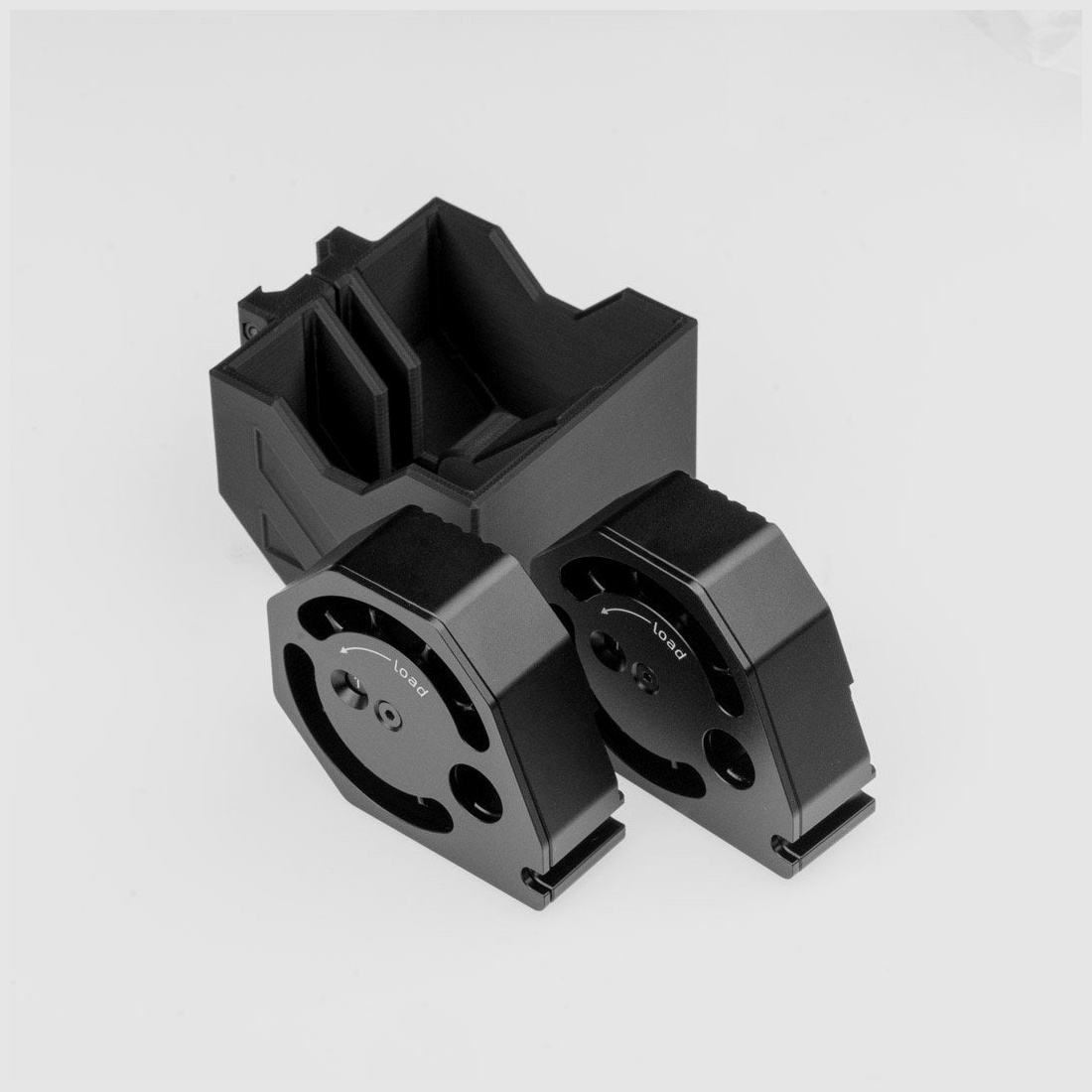 Bundle – MAG HOLDER | DOUBLE + Magazin AEA MEGALODON | CNC - ALUMINIUM | Cal.50 | 10 Schuss