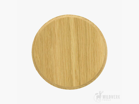 Wild Boar Shield Round, Light Oak 12cm