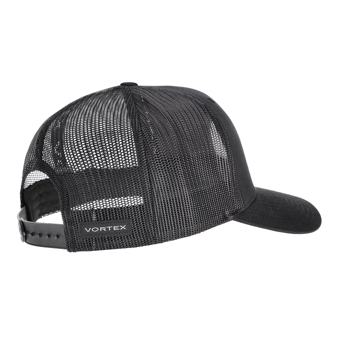 Men’s Vortex Three Peaks Leather baseball cap, black, image 3 of 6