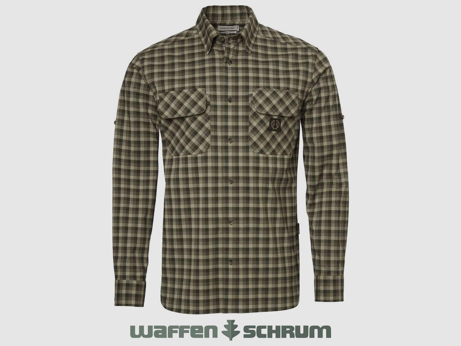 Chevalier Hemd Creek Shooting Fit Mink Brown Checked