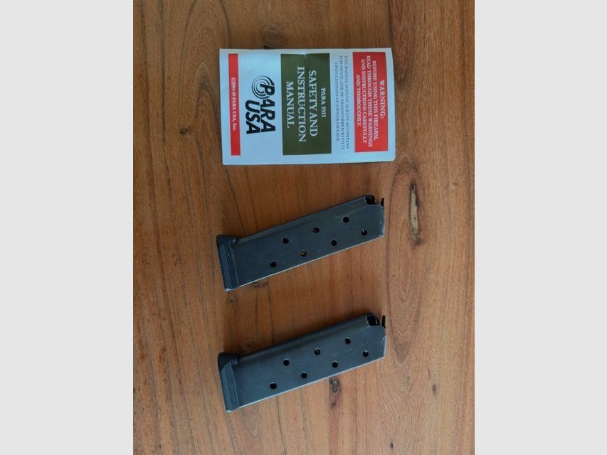 Para USA 1911 Elite Stainless – .45 ACP – Ensemble complet – État impeccable