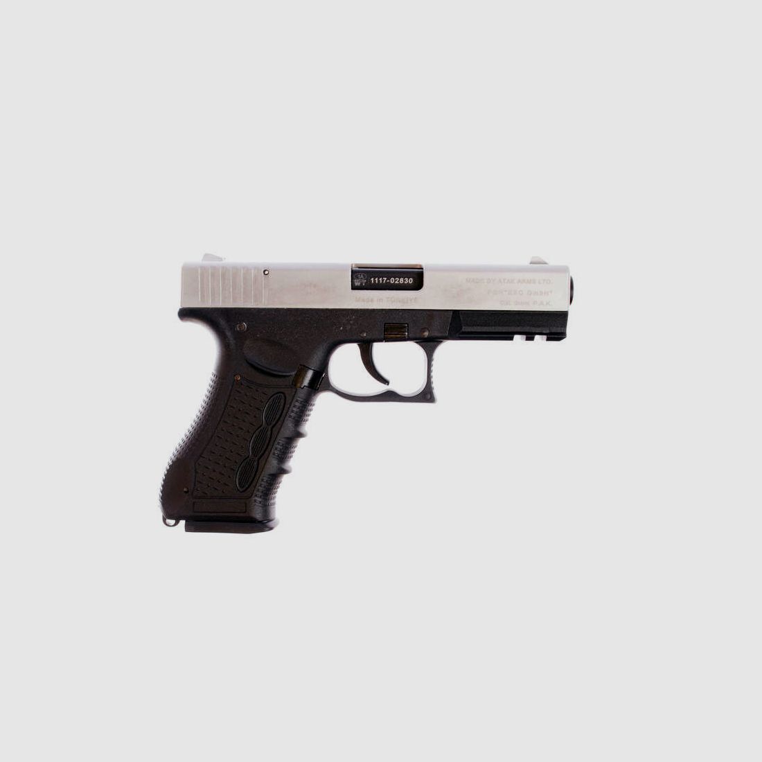 Zoraki	 Zoraki 917 Matt Chrom 9 mm P.A.K. Platzpatronen-Set