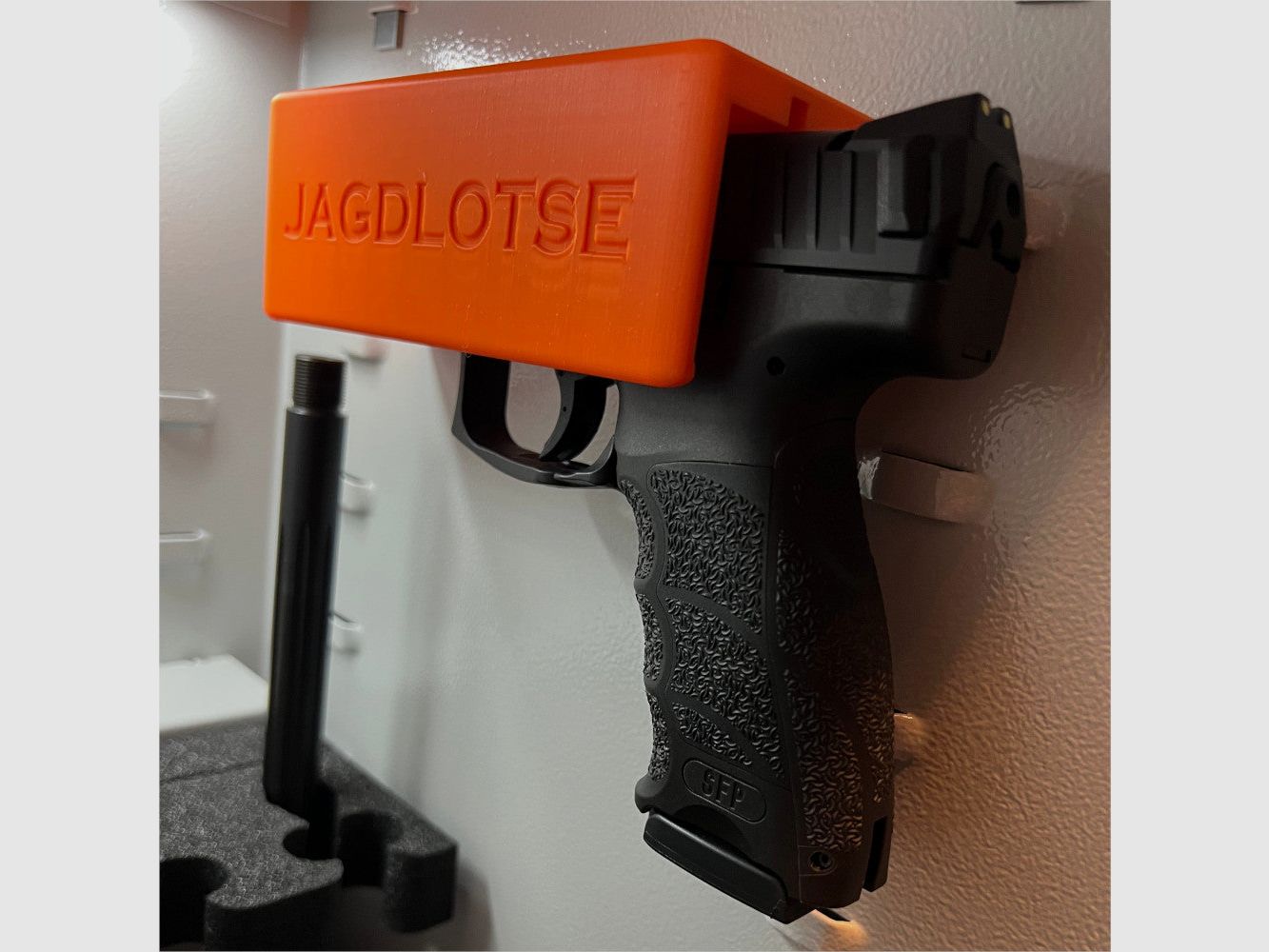 Magnethalterung Pistole