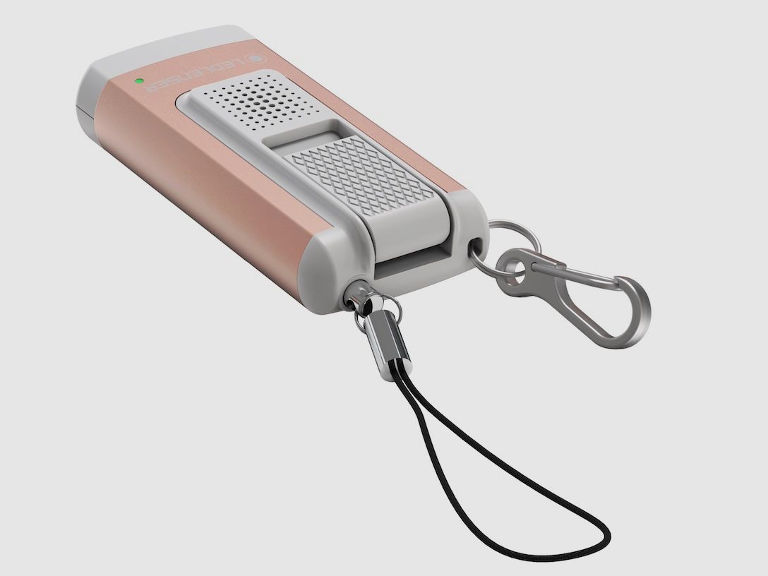 Ledlenser 502581 K6R Safety Latarka kluczykowa 400 lumenów 80 metrów złota