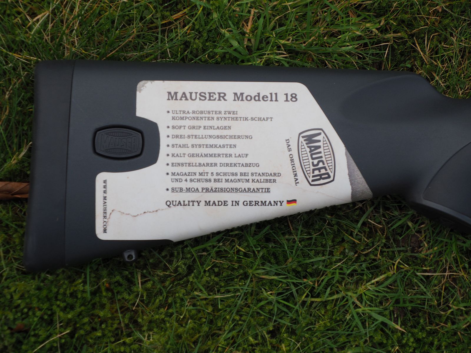 MAUSER Modell 18, Kaliber 8x 57 IS mit Bushnell Zielfernrohr 3-12x56