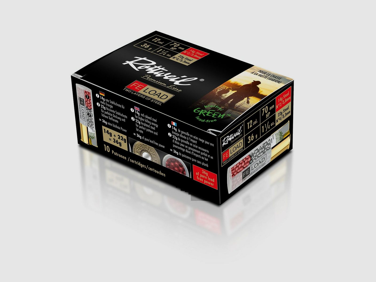 Rottweil 12/70 Rottweil Bi-Load HP 36g - 10Stk