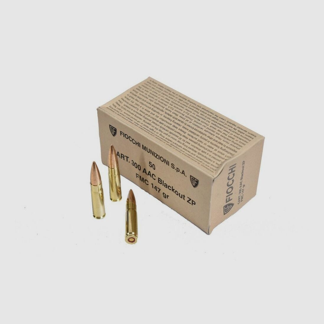 Fiocchi 147grs FMC 50STK