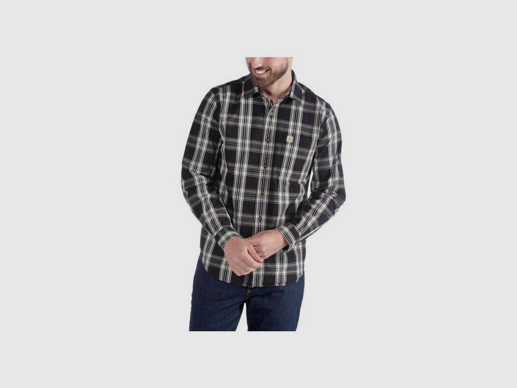 Carhartt Herren Hemd langarm L/S Essential Open Collar Plaid