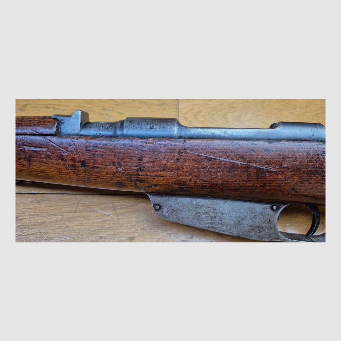 Moschetto da Cavalleria 1891 o Moschetto da Cavalleria Carcano – Cal. 6,5×52 originale – Baionetta pieghevole integrata senza pulsante – Arma adattata al modello 1938 con mirino fisso tipo Mod.1938 – Arsenal di Terni – Buona canna e meccanica – BE+, immagine 27 di 30