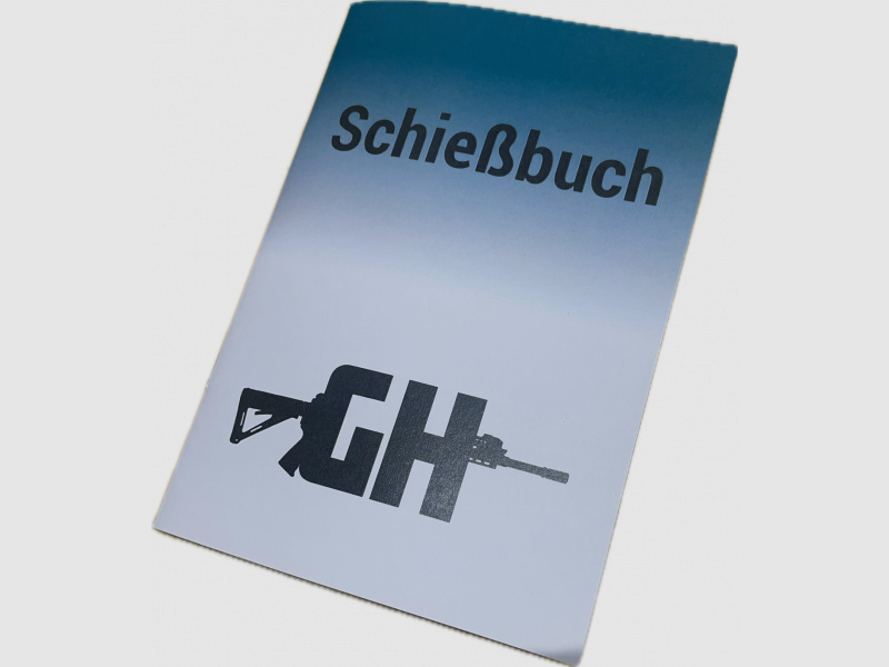 GUN-HOUSE SCHIEßBUCH FÜR SPORTSCHÜTZEN - 32 SEITEN