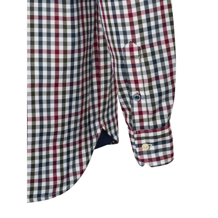 Chemise Beretta Ellis LS en Blanc/ Bordeaux, image 4 sur 4
