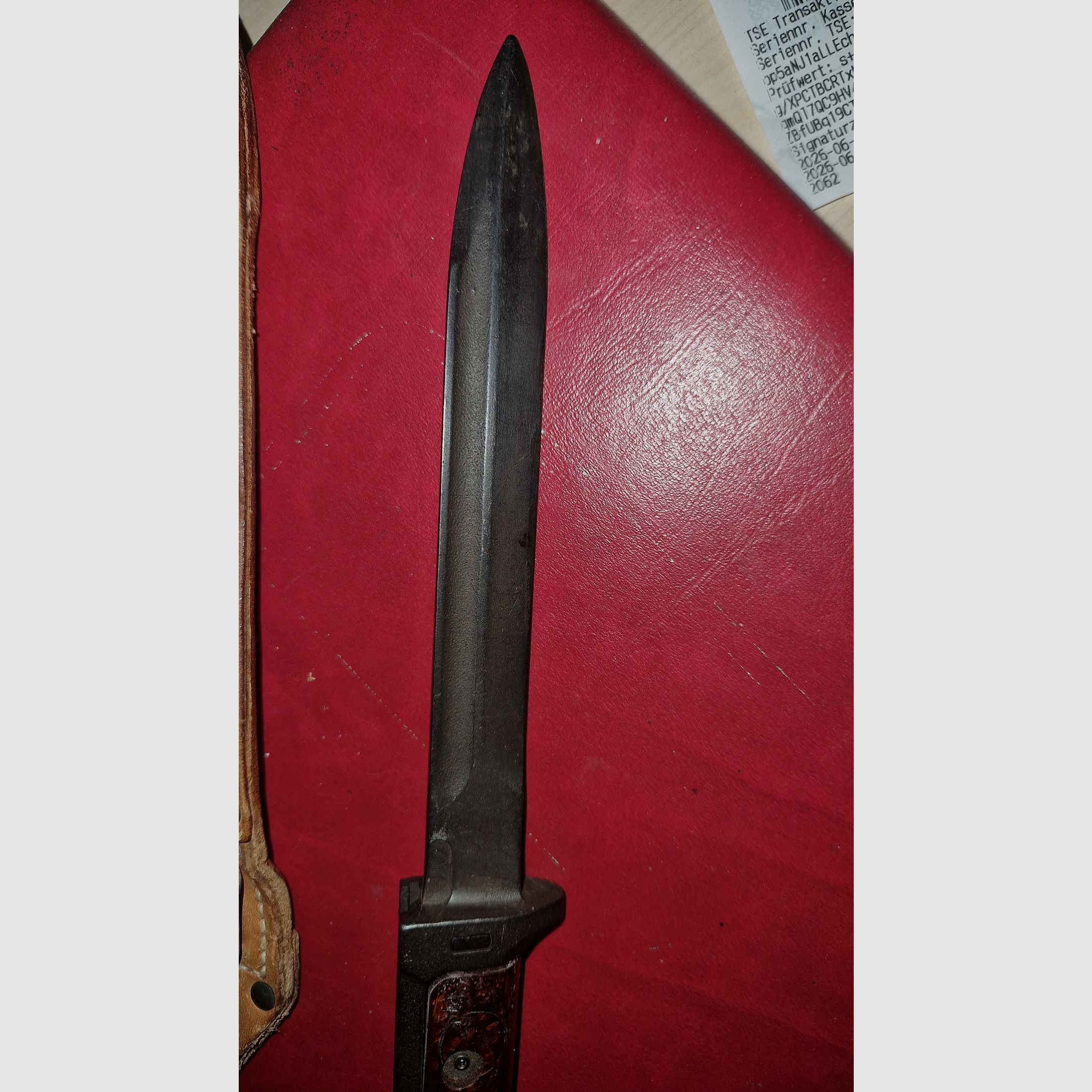BAJONET TSCHECHISCH SAMOPAL BODAK RPD / VZ61 / VZ.58 / 1958 / MESSER / TOP TOESTAND / ------>! BESCHRIJVING LEZEN ! <------ 
