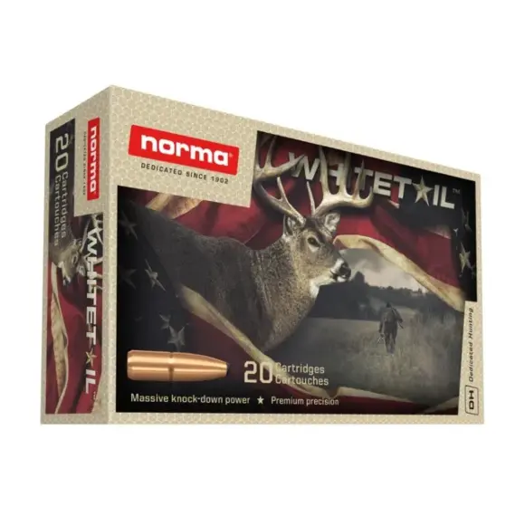 Patronen 6.5 Creedmoor Norma - Whitetail - 140 grains