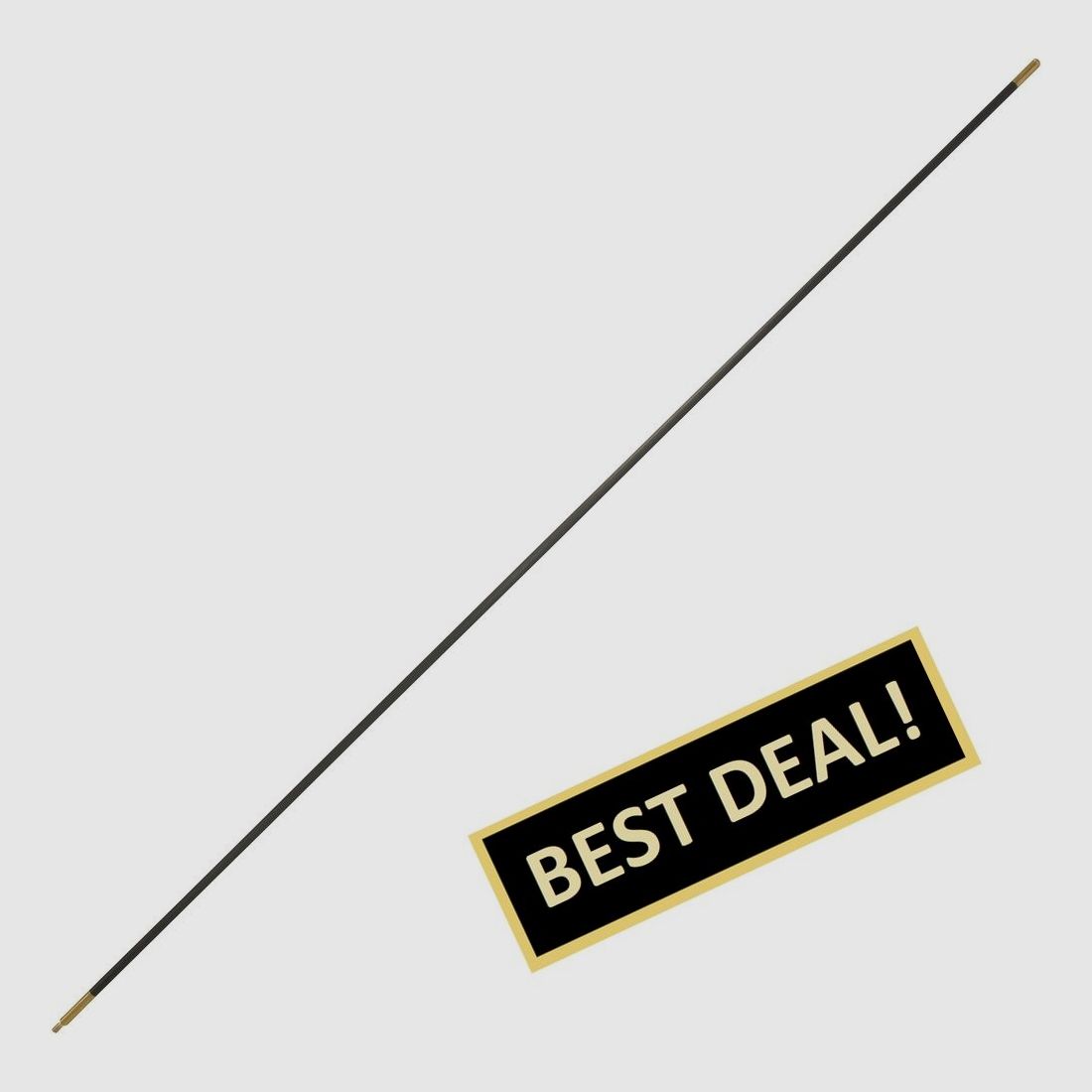 BALLISTOL Tige de nettoyage en carbone sans poignée longue, longueur de nettoyage 93 cm, Ø 7 mm, filetage interne M5