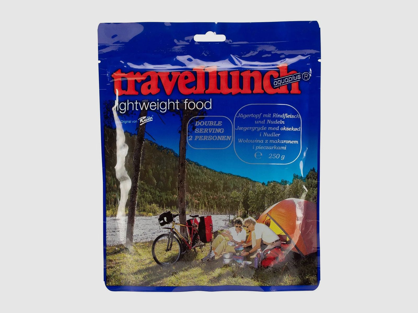 Travellunch Jägertopf mit Rindfleisch und Nudeln 2er Packung