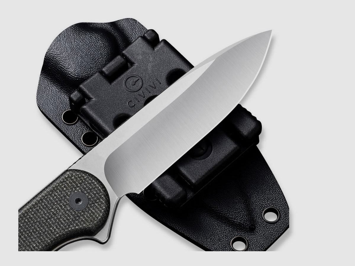 Civivi lame fixe Elementum Dark Green Micarta couteau outdoor, Bild 16 von 16