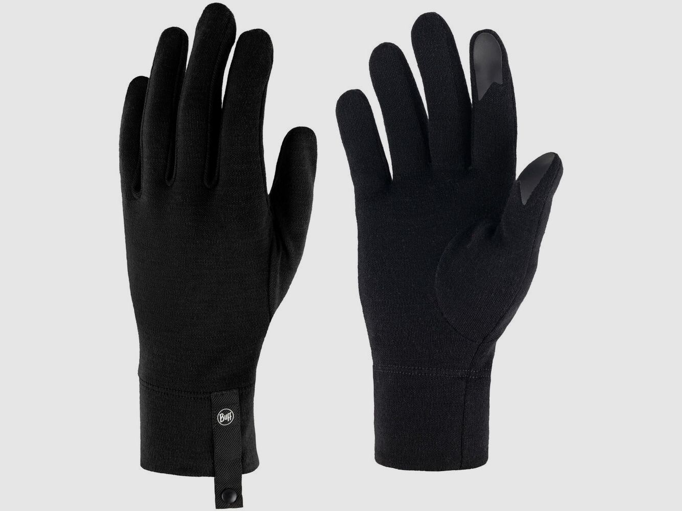 BUFF Merino Midweight Gloves Black size S