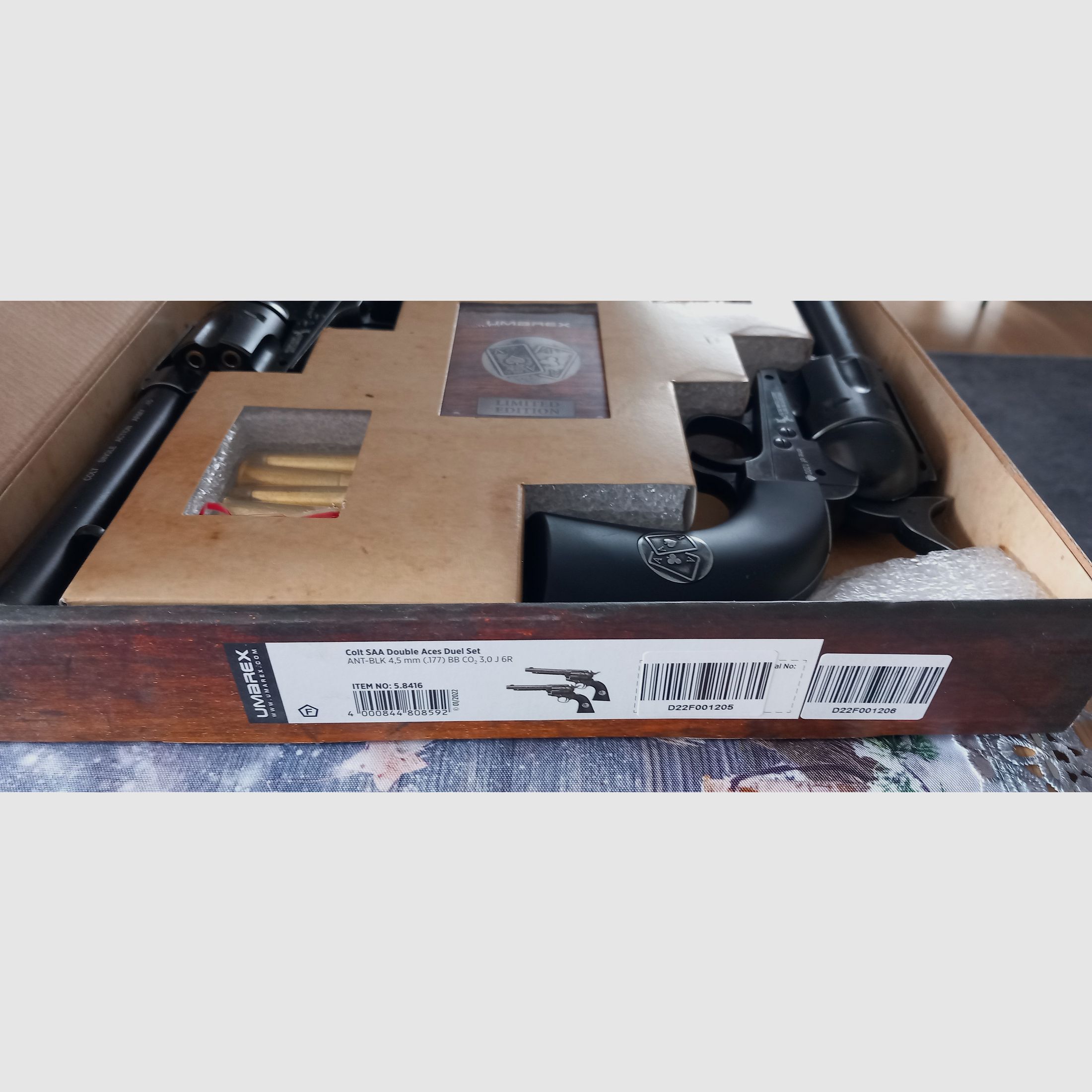 Colt Single Action  Army 4.5mm Co2 3,0 Joul Set