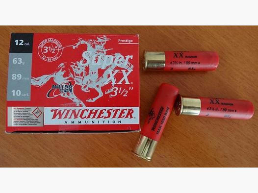 Winchester Winchester: Super XX Magnum Shotgun Shells 12/89