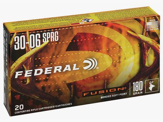 Federal	 TM/SP 11,7g/180grs Fusion 20er .30-06Spring