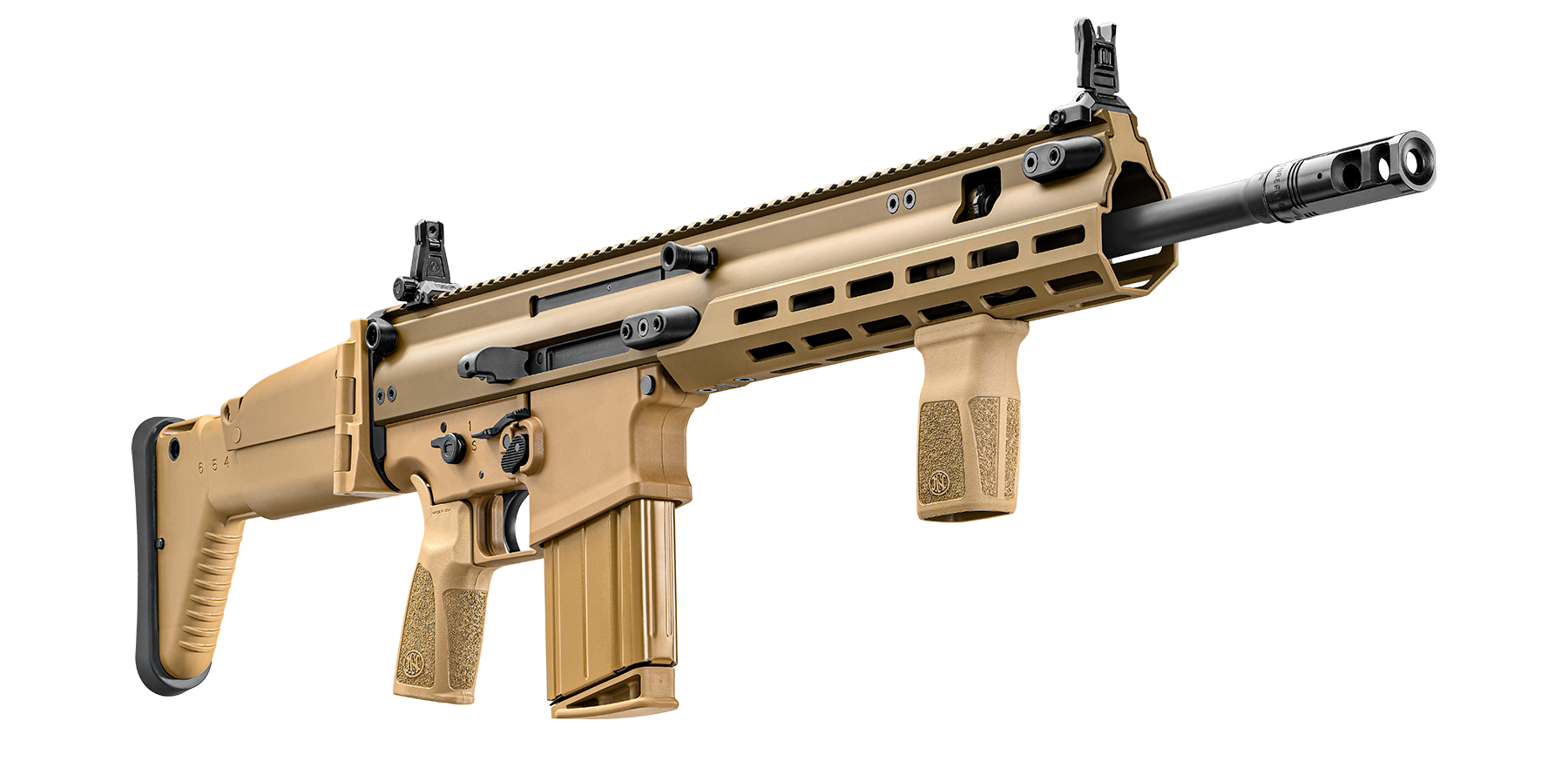 F.M.H.USA Fusil Scar 17S Next Generation FDE Cal.308 Winchester, image 4 sur 6