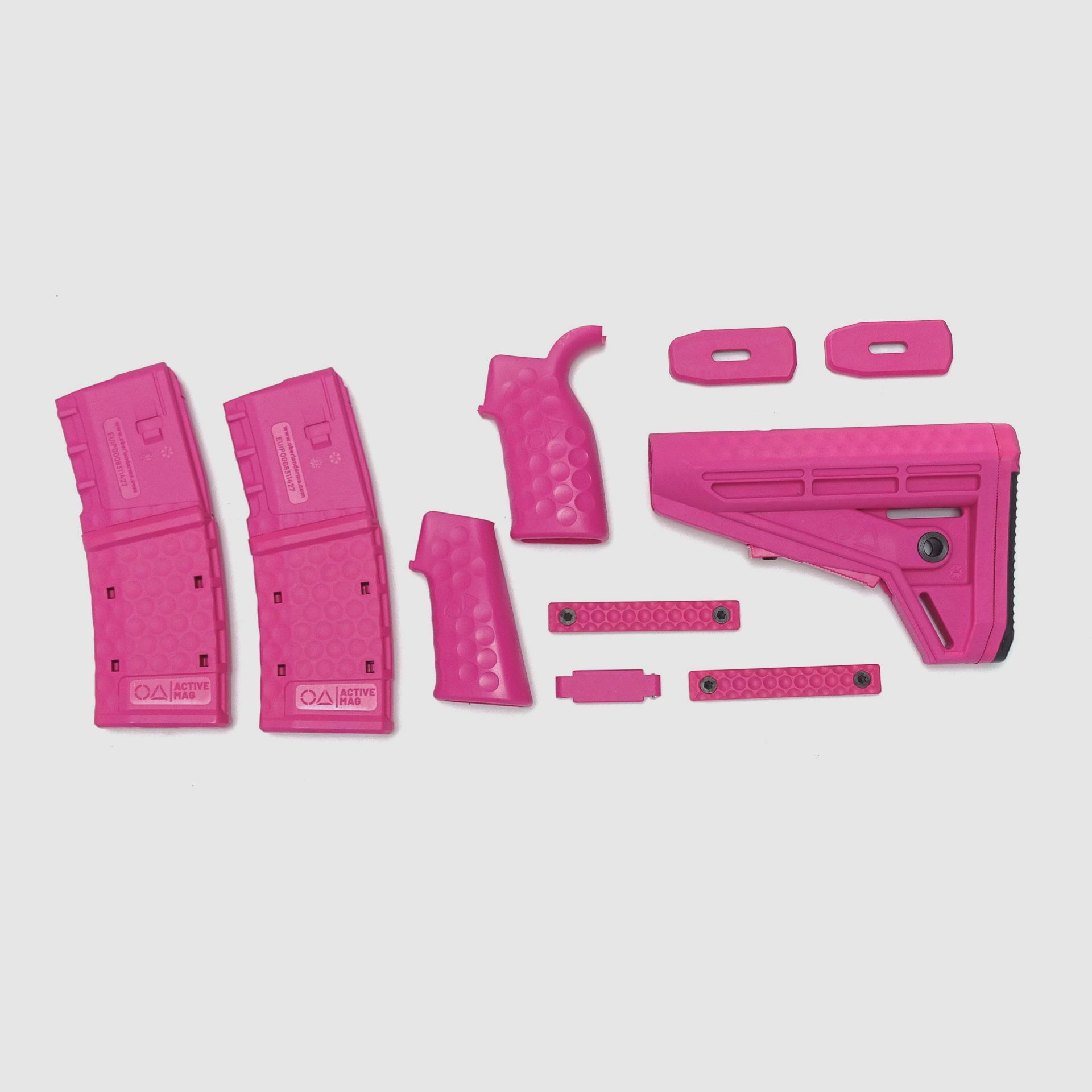 Bundle, OA M4 stock, Triggerguard, Grip L/M, M-LOK cover, OA-ActiveMag – 6 Farben, Bild 11 von 12