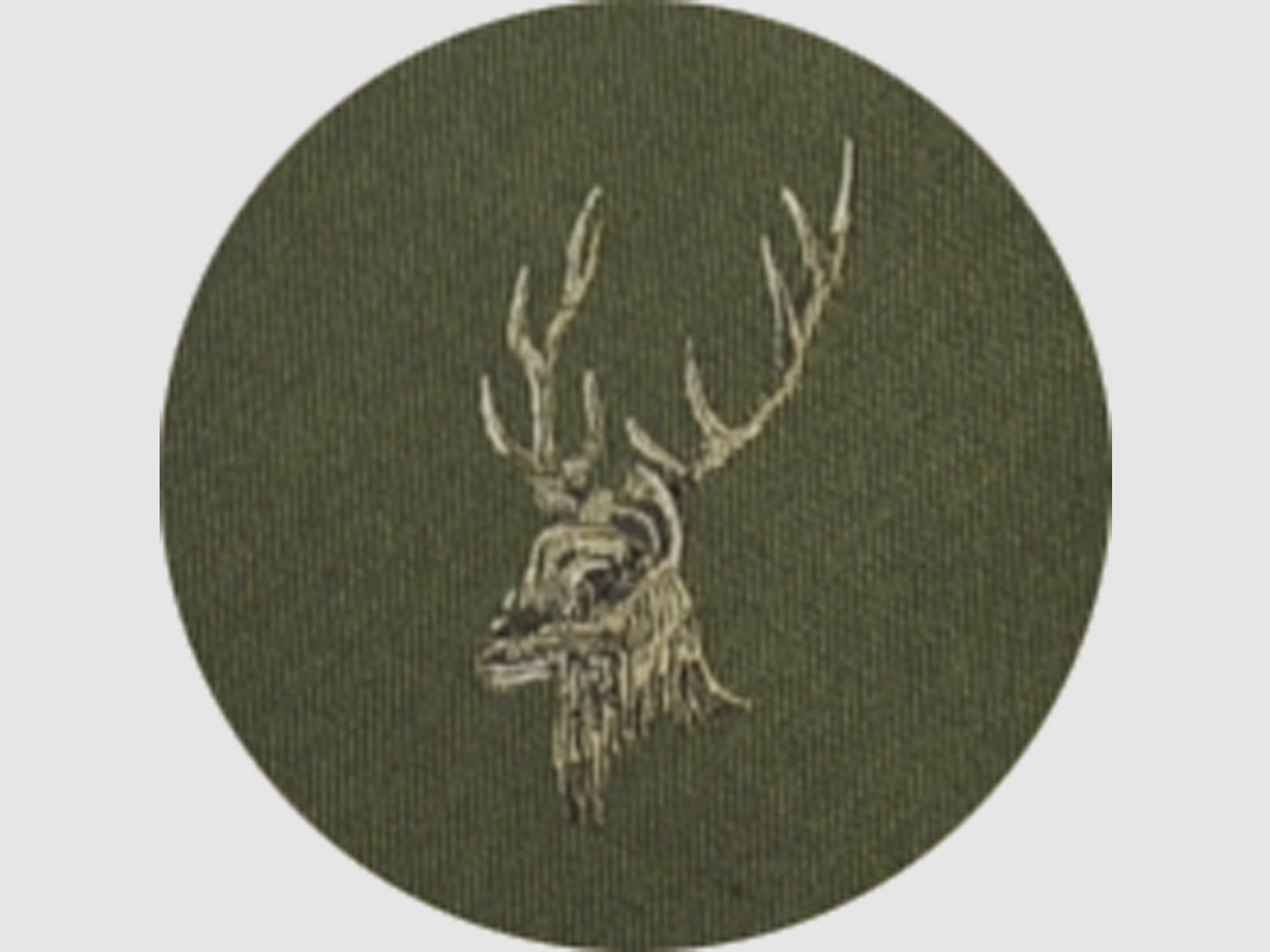 Tie with deer antler motif - solid color