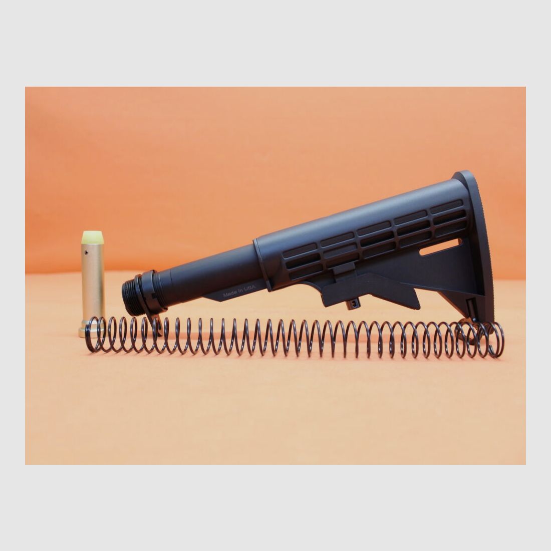UTG - Leapers AR-15: Buttstock Assembly UTG Carbine Stock 6-Pos. MILSPEC Black (RBU6BM)/ Schubschaft