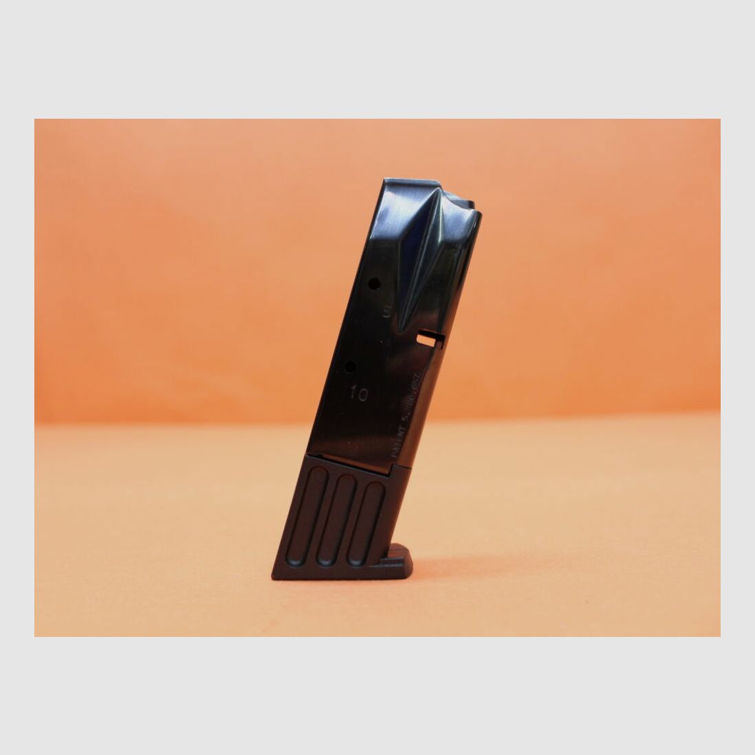 MEC-GAR S&W 5900/ 915/910/ 659: Magazin MEC-GAR 10-Schuss brüniert 9mm Luger z.B. für Marlin Camp Carbine, Bild 1 von 3