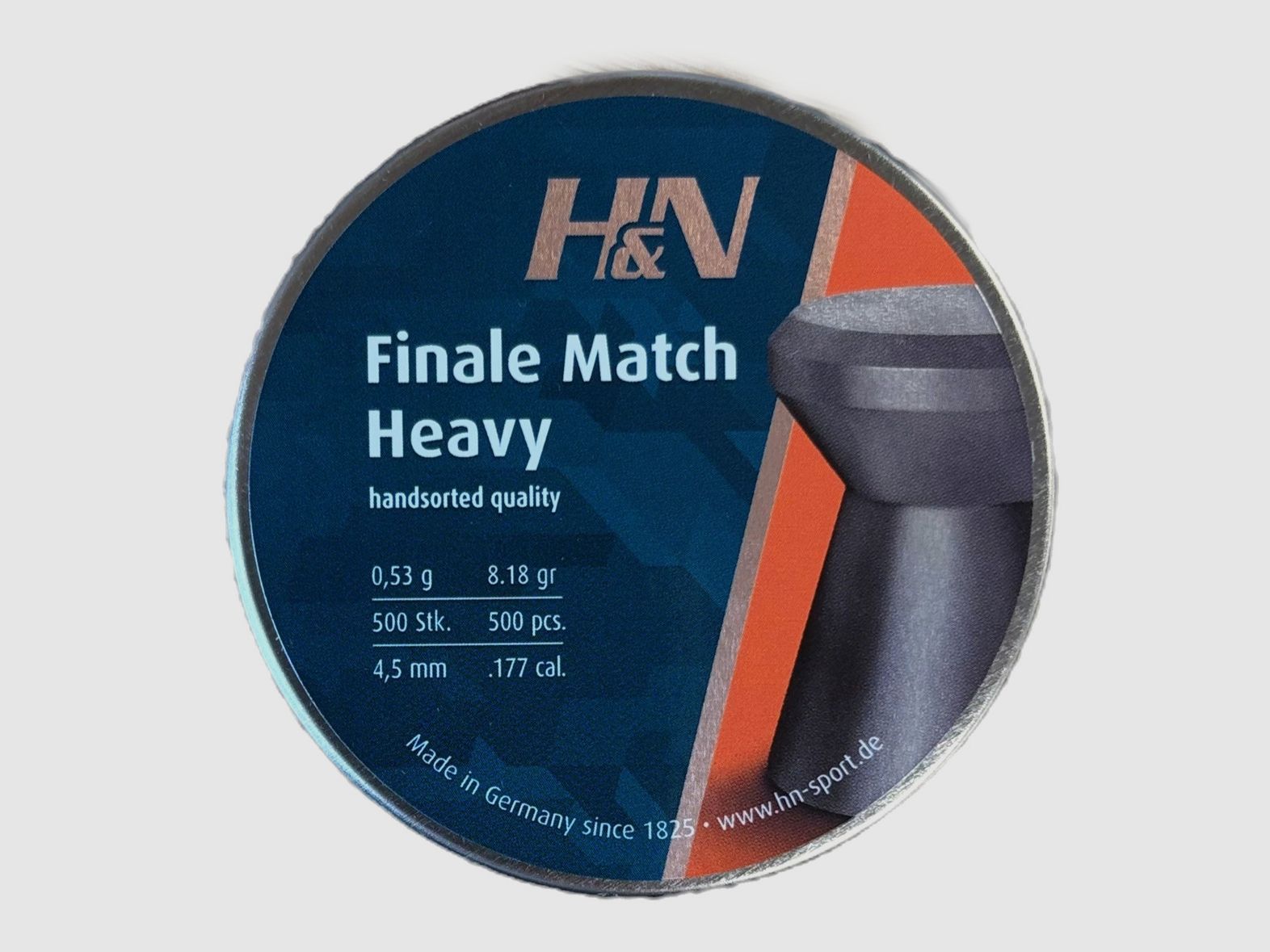 Diabolos HN Finale Match Heavy 4.5mm 8.18g