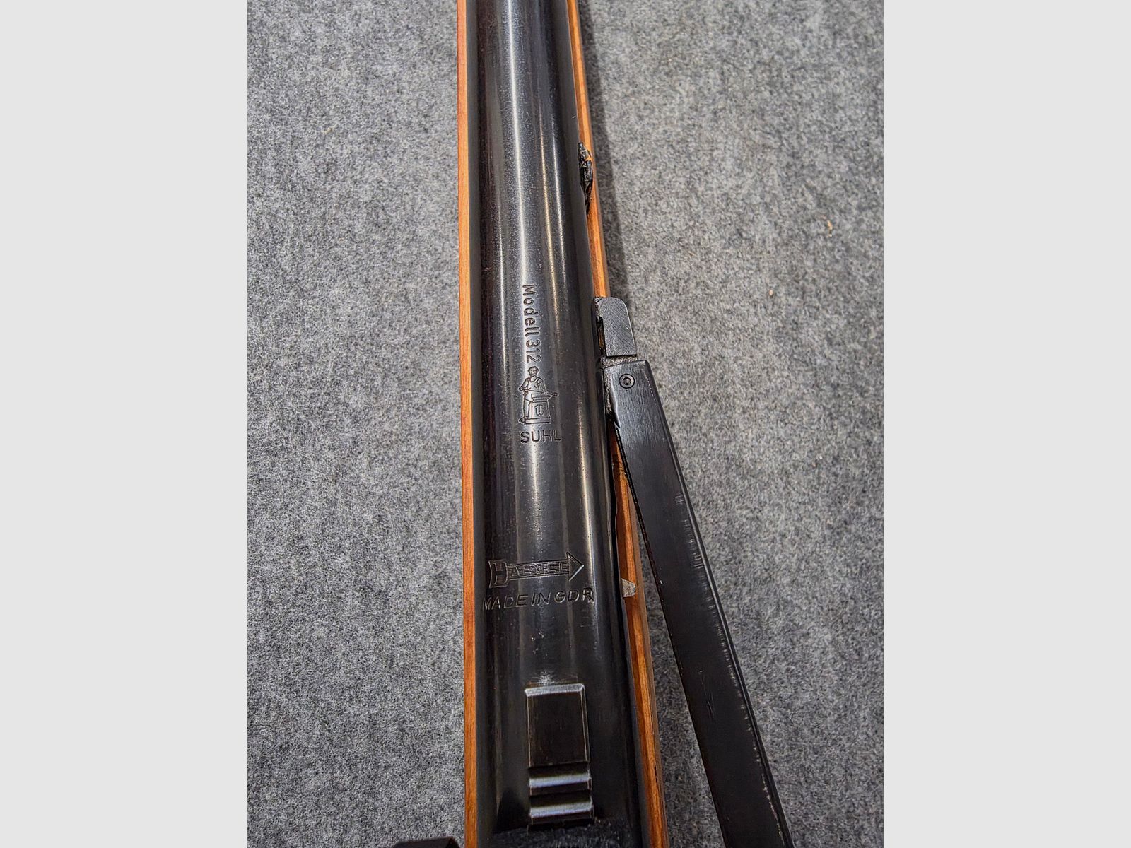 Im seltenen Holzschaft Monte Carlo Haenel Seitenspanner Mod. 312  mit Diopter im  guten Zustand cal. 4,5mm Diabolo