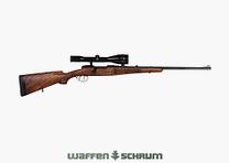 Steyr sin 7x64, ZF Zeiss Diatal 8x56 Abs.1, montaje de gancho Suhler, longitud del cañón: 60 cm, gatillo, PK, incrustaciones en la culata