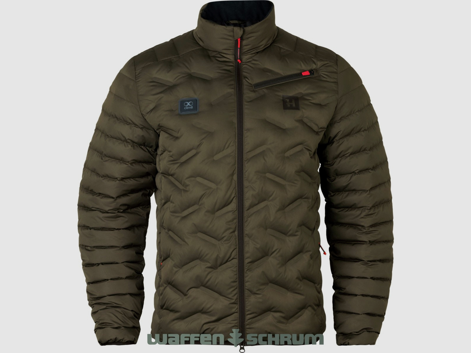 Härkila heated jacket clim8 insulated willow green