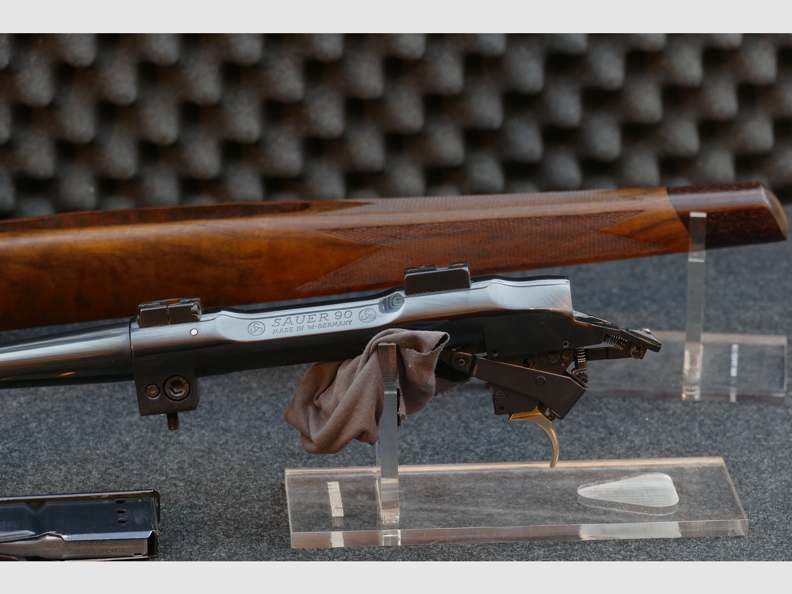 Sauer (Eckernförde) model 90, .30-06Spr – lepsza klasa drewna - Wspaniały stan