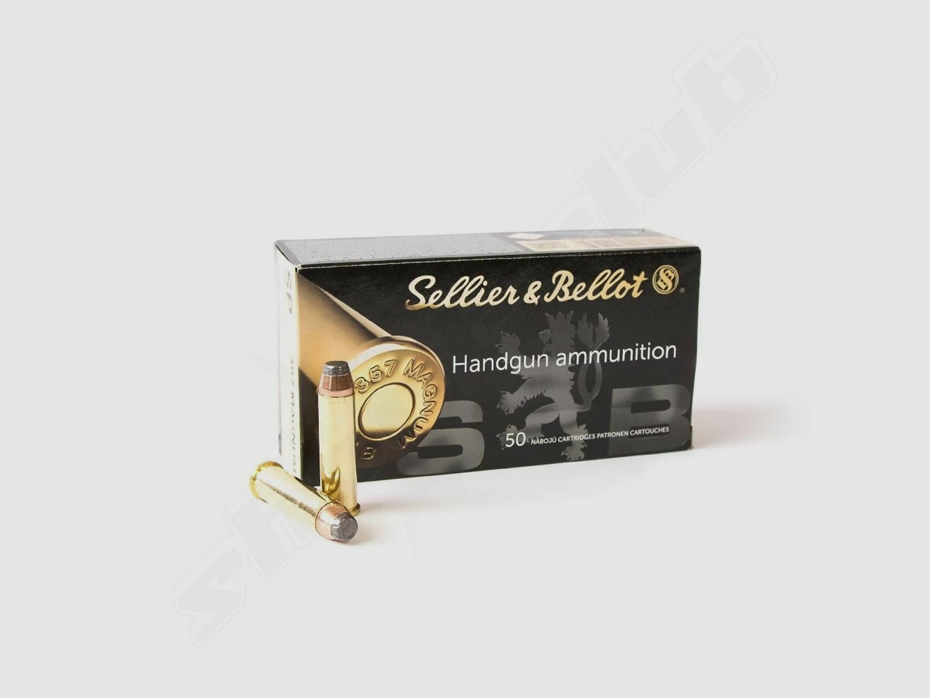 Sellier & Bellot	 SP Teilmantel 158 grs, 50 Stk. .357Mag