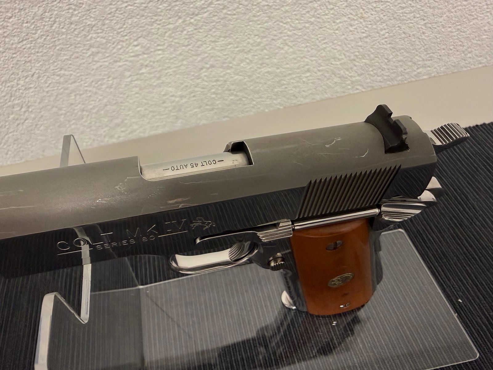 Colt MK IV Series 80 1911 Government in Chrom Kaliber .45Auto  ACP sehr selten!